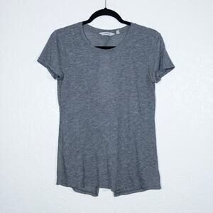 Athleta Blue Twist‎ Open Back Activewear T-Shirt Size Small